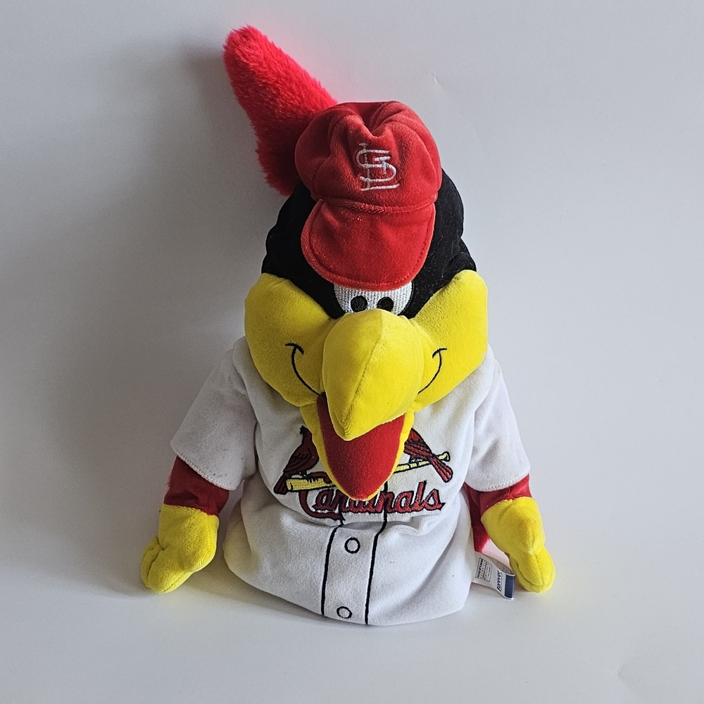 VTG St Louis Cardinals Fredbird Hand Puppet Plush Forever Collectibles MLB